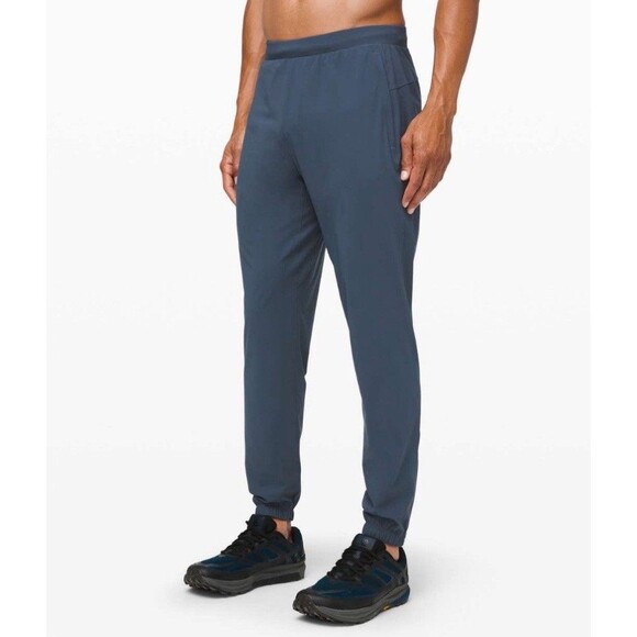 Lululemon Surge Jogger Men's Size Small & Shorter Length Mach Blue S 27” Inseam - Picture 2 of 8